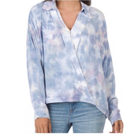 NWT YF&B Soho Tie Dye Blouse - Picture 4 of 9